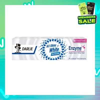 DARLIE All Shiny White Supreme Enzyme Formula Toothpaste Floral Fresh 120g
