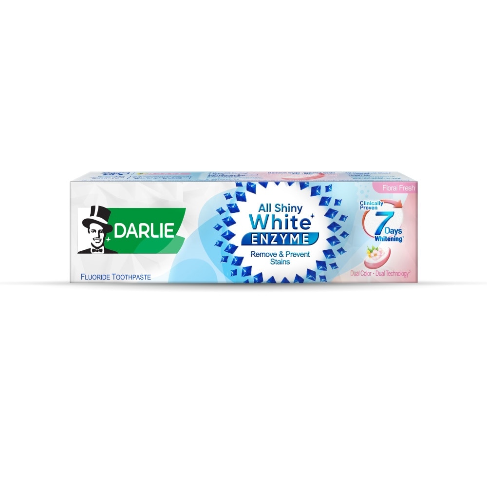 All Shiny White Enzyme Whitening Toothpaste Floral Mint 120g