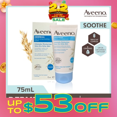 AVEENO Intense Moistursing Dermexa Balm 75g