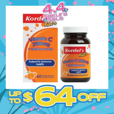 KORDEL'S - Kid's Vitamin C 250mg + Bioflavonoids 60s