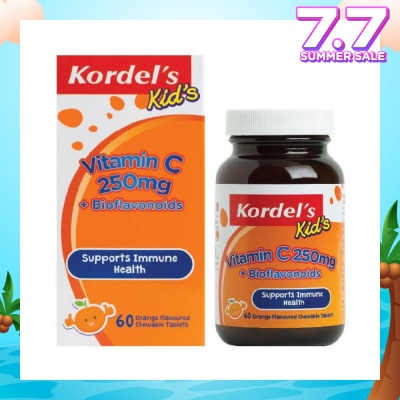 KORDEL'S Kid's Vitamin C 250mg + Bioflavonoids 60s