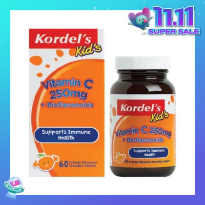 KORDEL'S Kid's Vitamin C 250mg + Bioflavonoids 60s