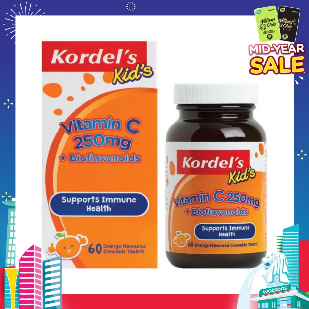Kid's Vitamin C 250mg + Bioflavonoids 60s