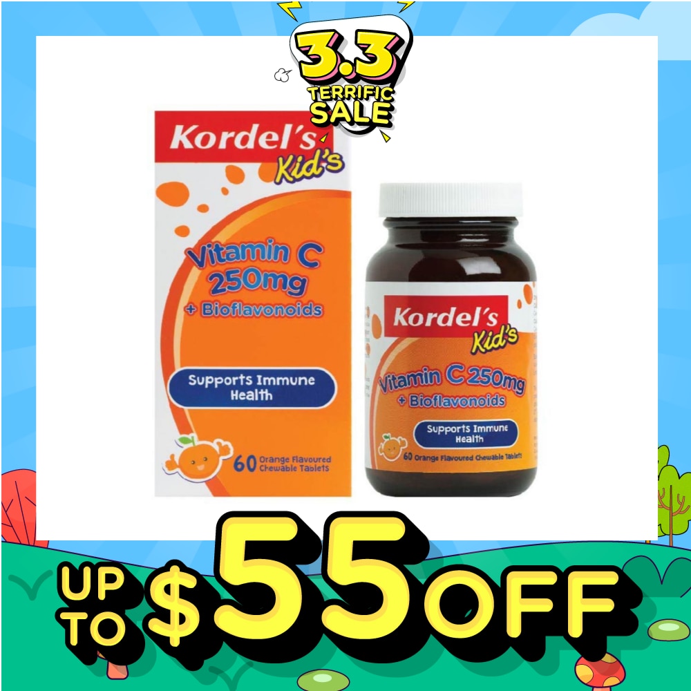 Kid's Vitamin C 250mg + Bioflavonoids 60s