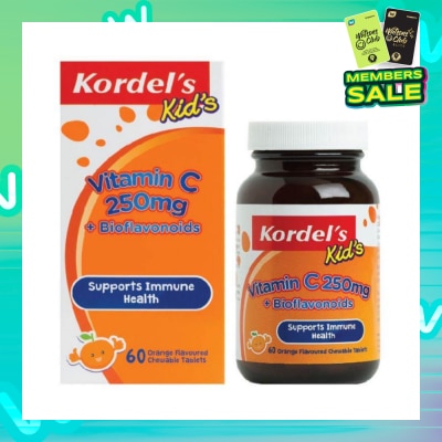 KORDEL'S Kid's Vitamin C 250mg + Bioflavonoids 60s