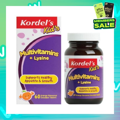 KORDEL'S Kid's Multivitamins + Lysine 60s