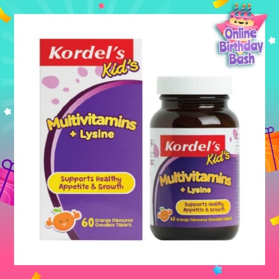KORDEL'S Kid's Multivitamins + Lysine 60s