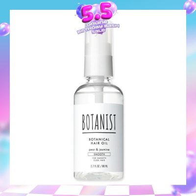 BOTANIST - Botanical Smooth Hair Oil Pear & Jasmine (For Smooth Sleek Hair) 80ml