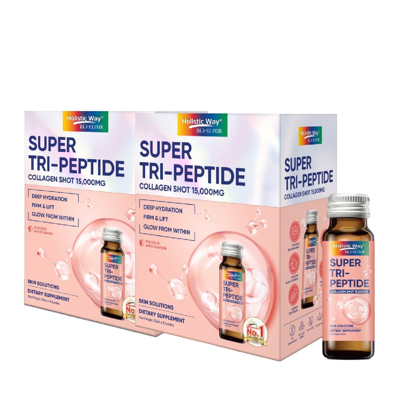 Bio Elixir Super Tri Peptide Collagen Shot 15,000mg Bundle Set 1s image