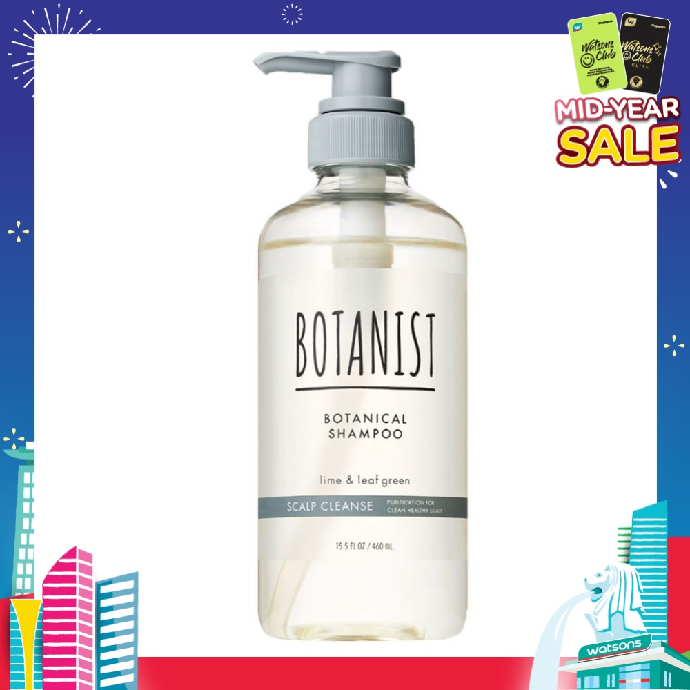 Botanical Scalp Cleanse Shampoo Lime & Leaf Green (Purification For Clean Healthy Scalp) 460ml