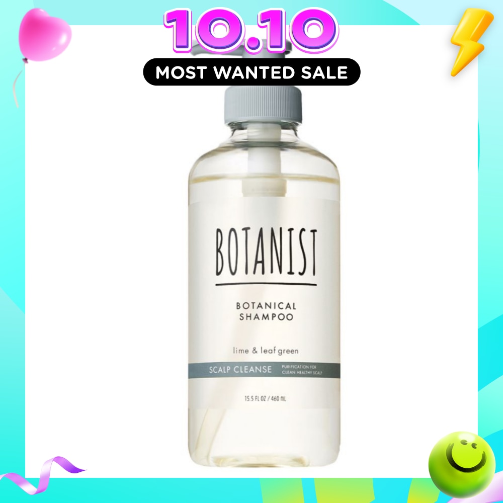 Botanical Scalp Cleanse Shampoo Lime & Leaf Green (Purification For Clean Healthy Scalp) 460ml image
