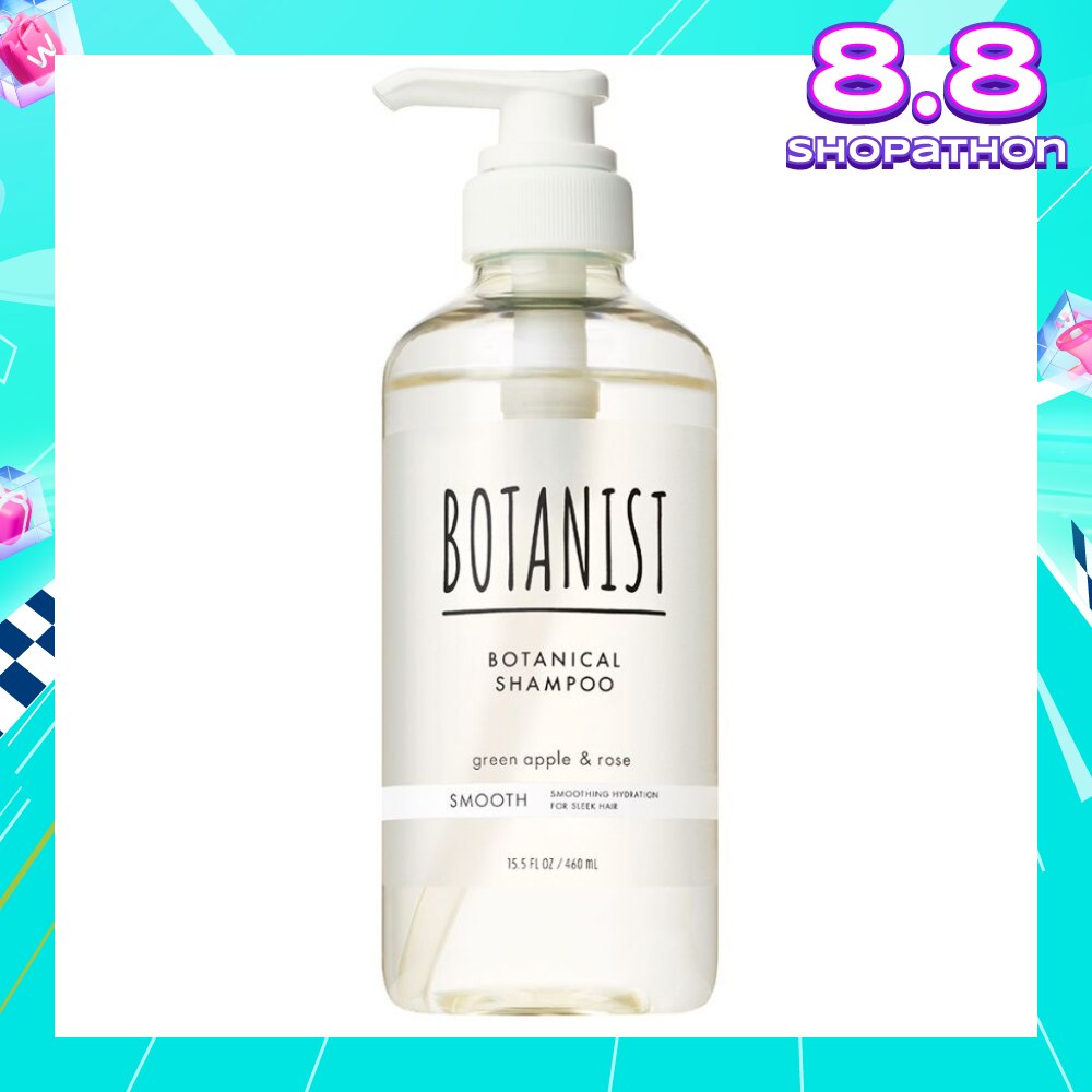 Botanical Smooth Shampoo Green Apple & Rose (Smoothing Hydration For Sleek Hair) 460ml