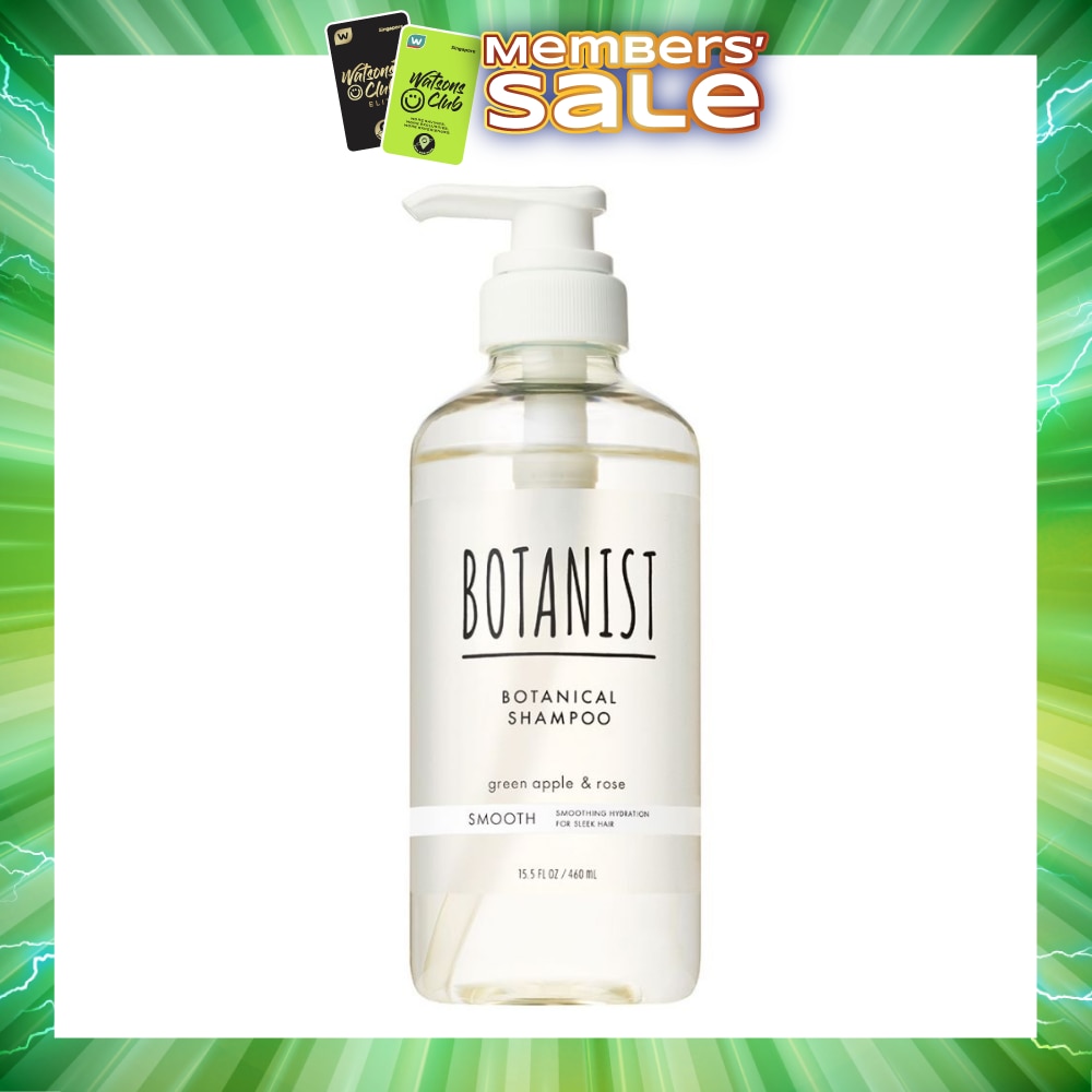 Botanical Smooth Shampoo Green Apple & Rose (Smoothing Hydration For Sleek Hair) 460ml