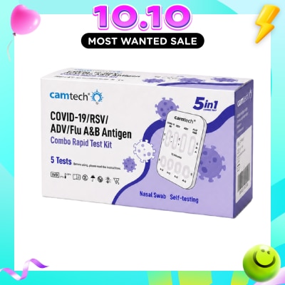 Flu A&B 5 in 1 Rapid Test Kit 5s image