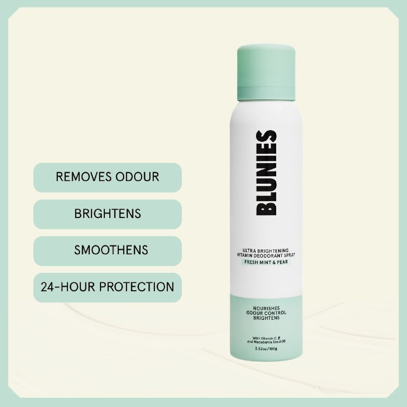 Ultra Brightening Vitamin Deodorant Spray Fresh Mint & Pear 100g image