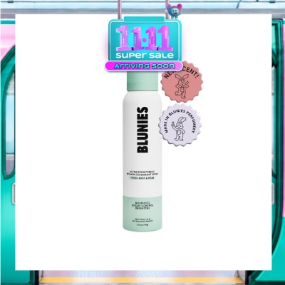 BLUNIES Ultra Brightening Vitamin Deodorant Spray Fresh Mint & Pear 100g image