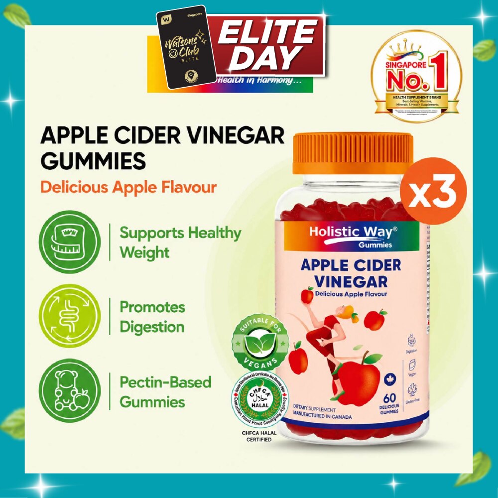 Apple Cider Vinegar Gummy Delicious Apple Flavour Bundle Set 1s image