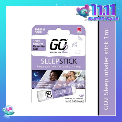 GO2 100% Natural Essential Oils Sleep Inhaler Stick (To Helps Promote The Quality Of Sleep) 1s