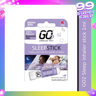 GO2 100% Natural Essential Oils Sleep Inhaler Stick (To Helps Promote The Quality Of Sleep) 1s