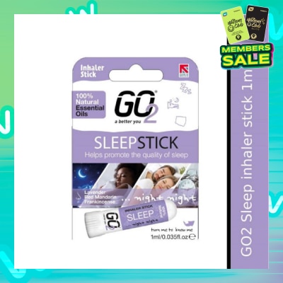GO2 100% Natural Essential Oils Sleep Inhaler Stick (To Helps Promote The Quality Of Sleep) 1s