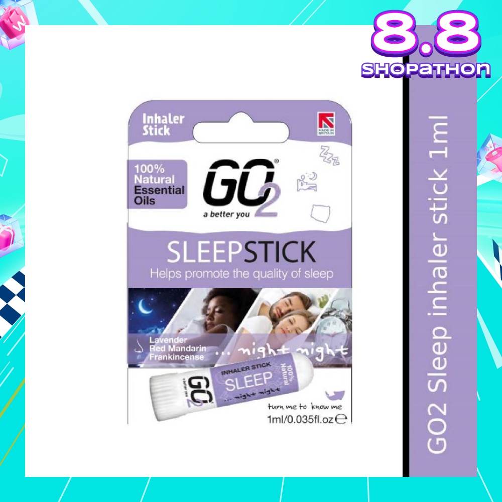 100% Natural Essential Oils Sleep Inhaler Stick (To Helps Promote The Quality Of Sleep) 1s