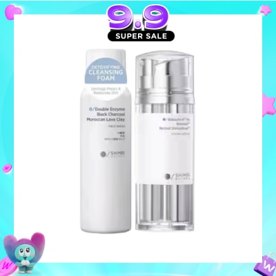 SHIMBI - Detoxifying Cleansing Foam & Anti-Aging Derma Serum Bundle Set 1s image