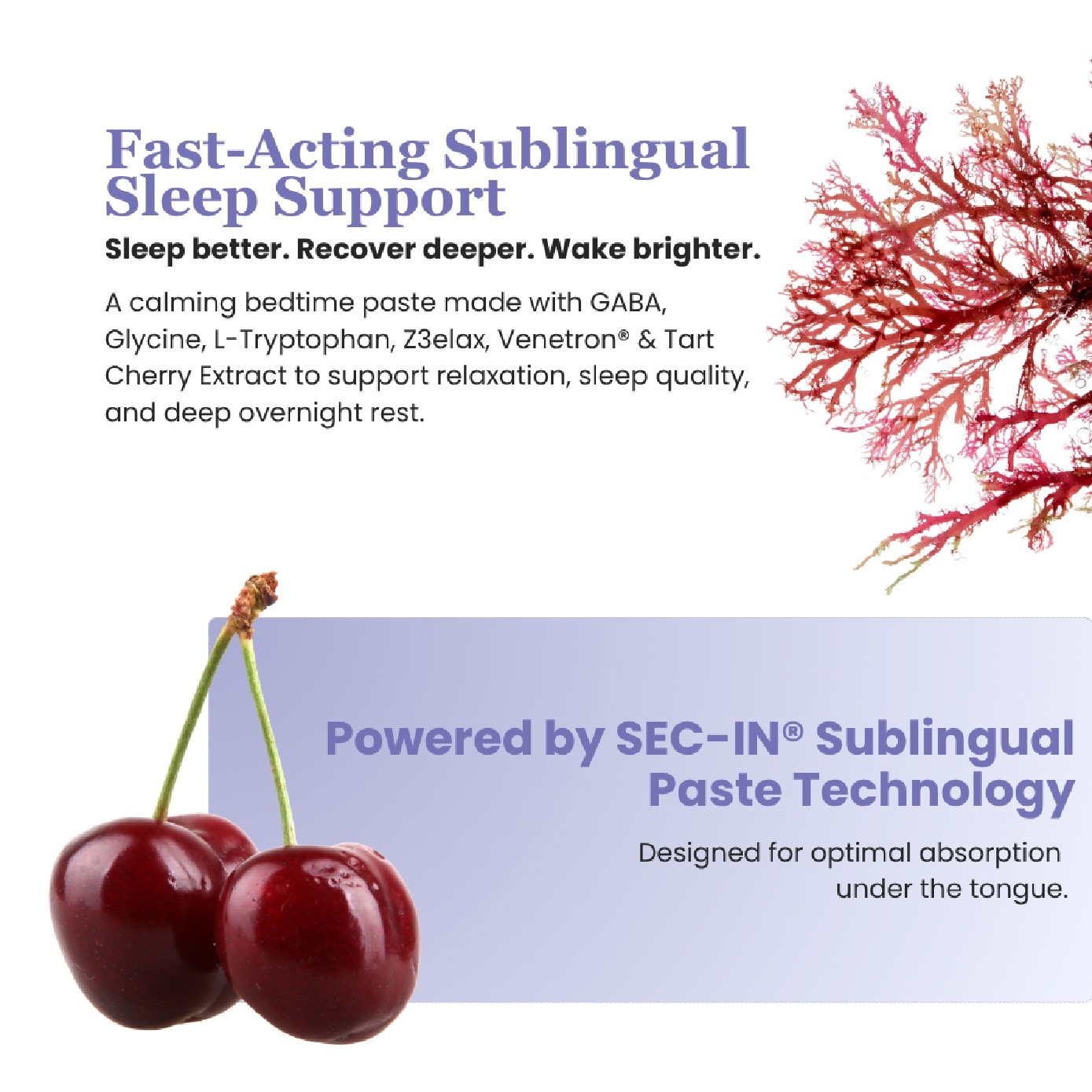 Sleep Support with Lychee Lemon Flavor Sachet 15ml x 15s image