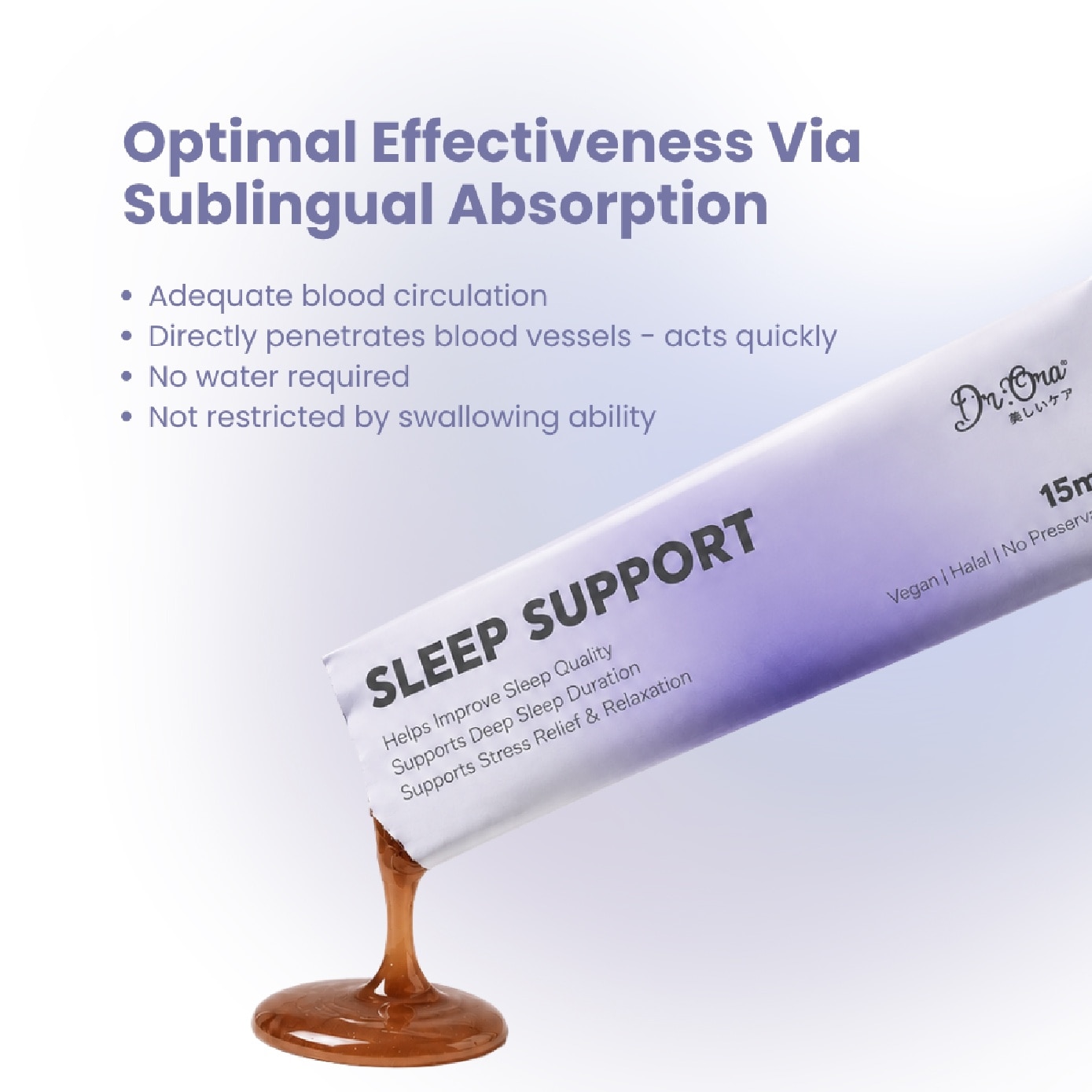 Sleep Support with Lychee Lemon Flavor Sachet 15ml x 15s image