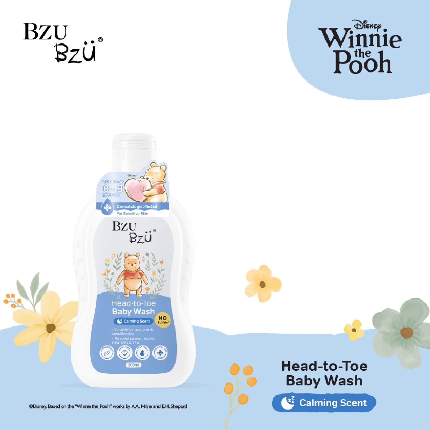Head-to-Toe Calming Scent Baby Wash 200ml