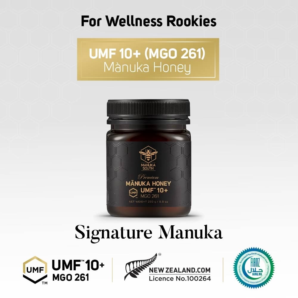 UMF 10+ MGO251 Manuka Honey (Authentic 100% New Zealand Manuka Honey) 250g