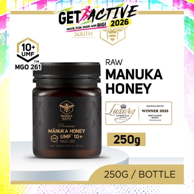MANUKA SOUTH - UMF 10+ MGO251 Manuka Honey (Authentic 100% New Zealand Manuka Honey) 250g image
