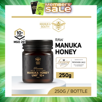 MANUKA SOUTH - UMF 10+ MGO261 Manuka Honey (Authentic 100% New Zealand Manuka Honey For Immunity, Digestion & Skin Health) 250g