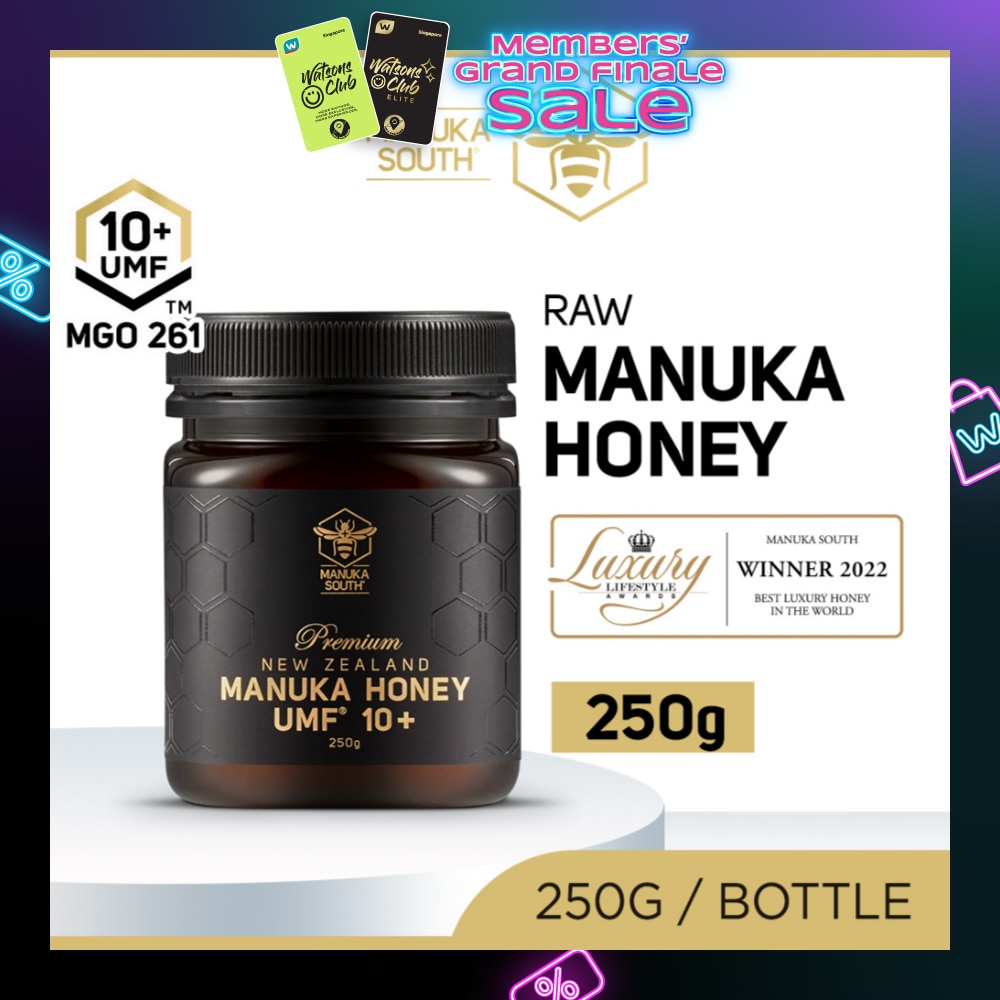 UMF 10+ MGO261 Manuka Honey (Authentic 100% New Zealand Manuka Honey For Immunity, Digestion & Skin Health) 250g