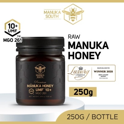 MANUKA SOUTH - UMF 10+ MGO251 Manuka Honey (Authentic 100% New Zealand Manuka Honey) 250g