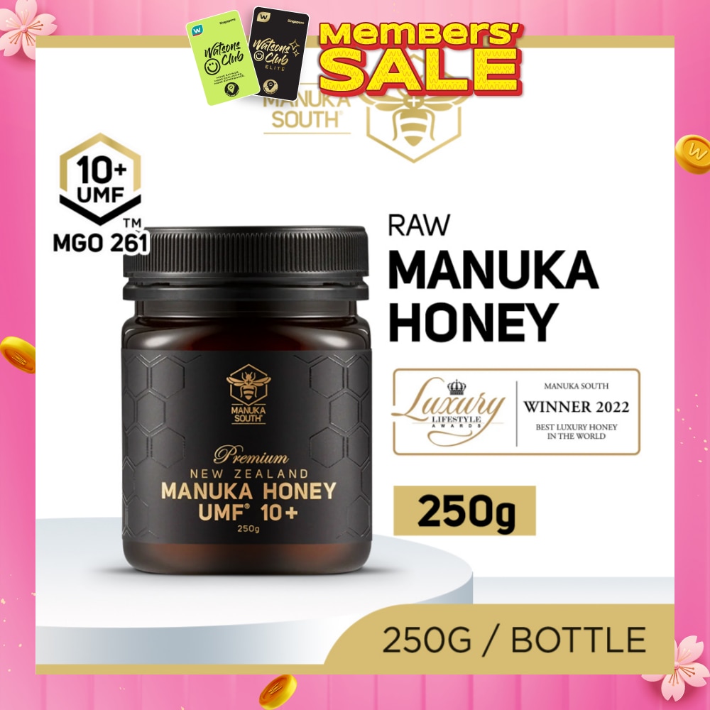 UMF 10+ MGO261 Manuka Honey (Authentic 100% New Zealand Manuka Honey For Immunity, Digestion & Skin Health) 250g
