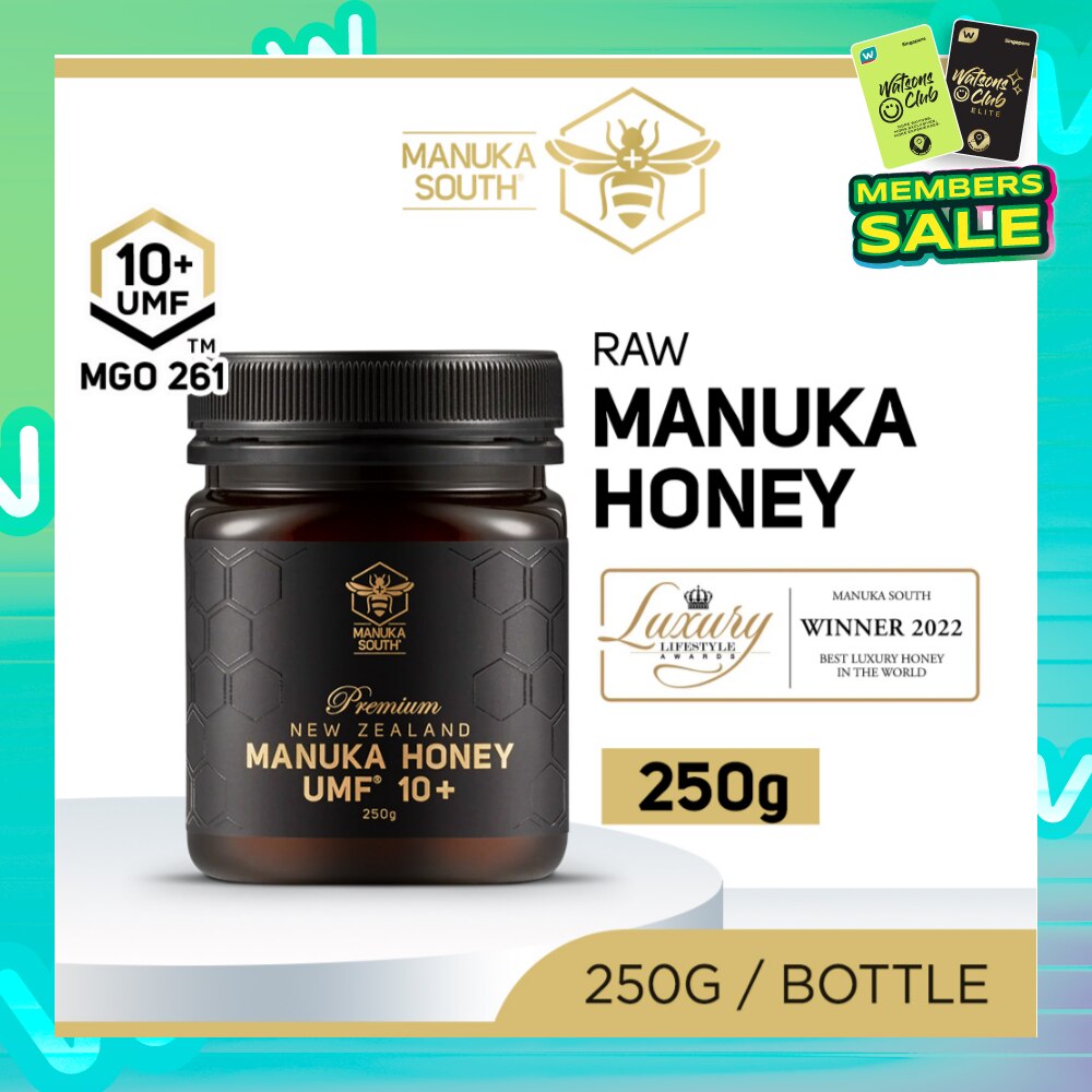 UMF 10+ MGO261 Manuka Honey (Authentic 100% New Zealand Manuka Honey For Immunity, Digestion & Skin Health) 250g