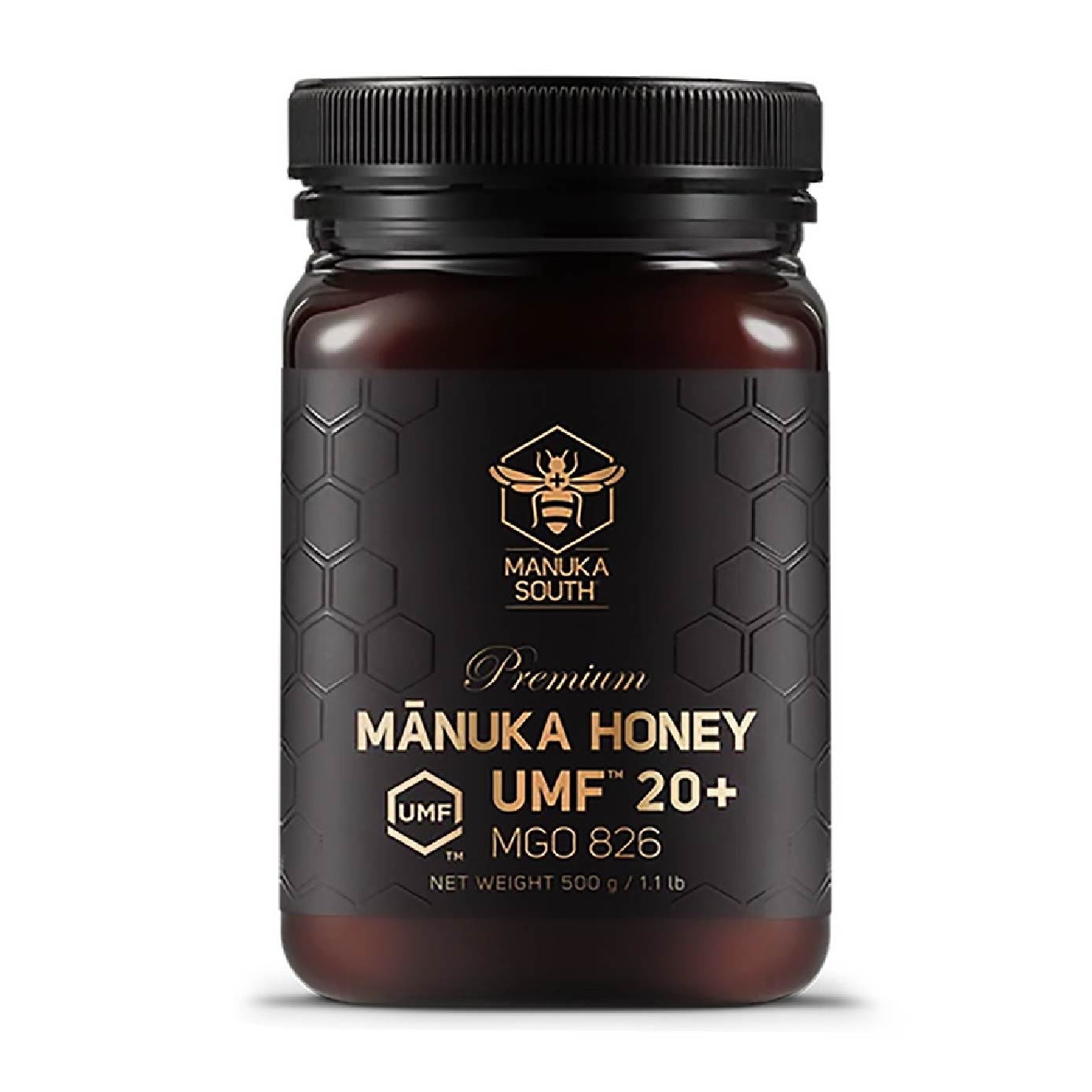 UMF 20+ MGO826 Manuka Honey (Authentic 100% New Zealand Manuka Honey) 500g