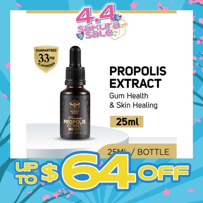 MANUKA SOUTH - Propolis Extract (For Gum Health & Skin Healing) 25ml (Expiry: Oct`2026)