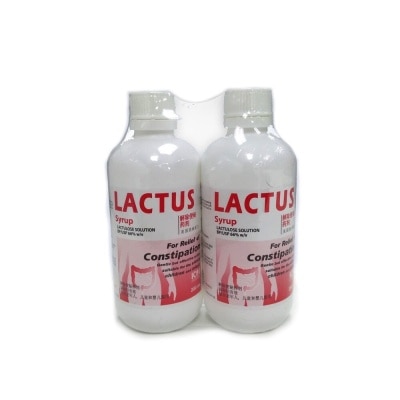 ICM PHARMA Lactus Syrup (Laxative For Constipation Treatment) 2 X 200ml