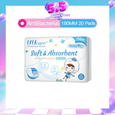 UUCare® - Young Girl Antibacterial Pantyliner Non-Flourescent Eliminates Odour 180mm 20s