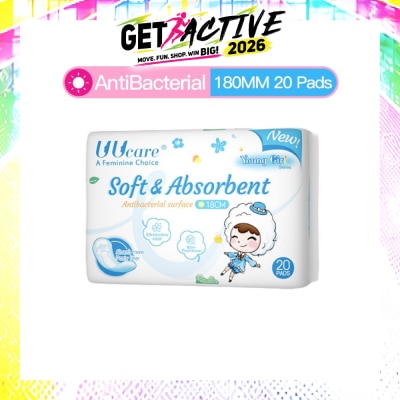 UUCare® - Young Girl Antibacterial Pantyliner Non-Flourescent Eliminates Odour 180mm 20s image
