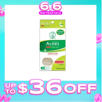 ACNES - High Oil Absorbent & Anti-Bacterial Acne Patch for Night 0.03cm 26s