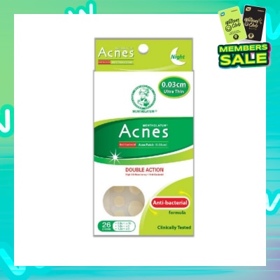 ACNES High Oil Absorbent & Anti-Bacterial Acne Patch for Night 0.03cm 26s