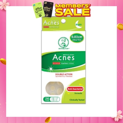ACNES High Oil Absorbent & Anti-Bacterial Acne Patch for Night 0.03cm 26s