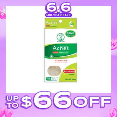 ACNES - High Oil Absorbent & Anti-Bacterial Acne Patch for Night 0.03cm 26s