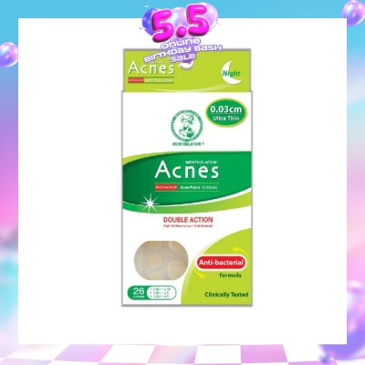 ACNES - High Oil Absorbent & Anti-Bacterial Acne Patch for Night 0.03cm 26s