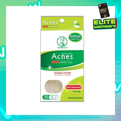 ACNES High Oil Absorbent & Anti-Bacterial Acne Patch for Night 0.03cm 26s