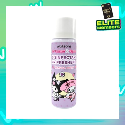 WATSONS Sanrio My Melody & Kuromi Disinfect Air Freshener Sakura Dream 85ml