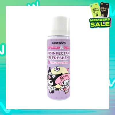 WATSONS Sanrio My Melody & Kuromi Disinfect Air Freshener Sakura Dream 85ml