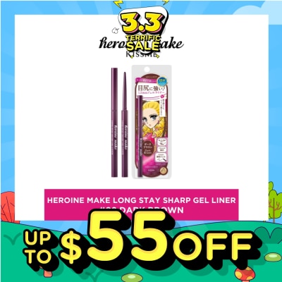 HEROINE MAKE Long Stay Sharp Gel Liner #02 Dark Brown